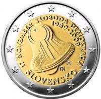 Moneda 2 euros Conmemorativos de Eslovaquia 2009 
