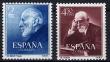 Sellos de Espaa 1952 N 1119/1120  Doctores Ramon y Cajal y Ferrn Sellos Nuevos ** ref.01
