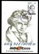 Tarjeta Sello Barnafil 2020 n 12 Beethoven 250 Aos de su Nacimiento sellos Espaa